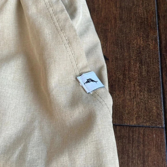 Tommy Bahama Boys Khaki joggers Drawstring waist Size 7/8 Preppy Neutral - Picture 6 of 12